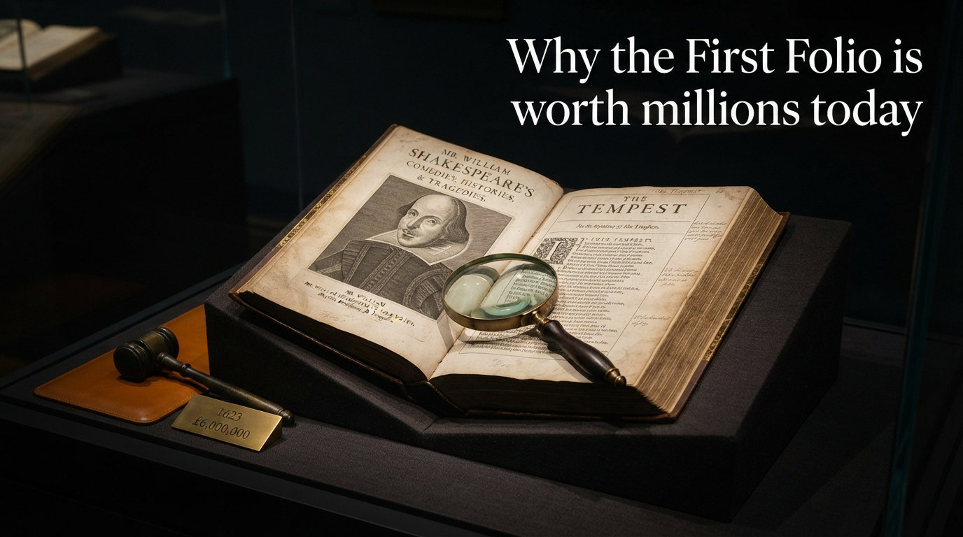 Why the First Folio is worth millions today