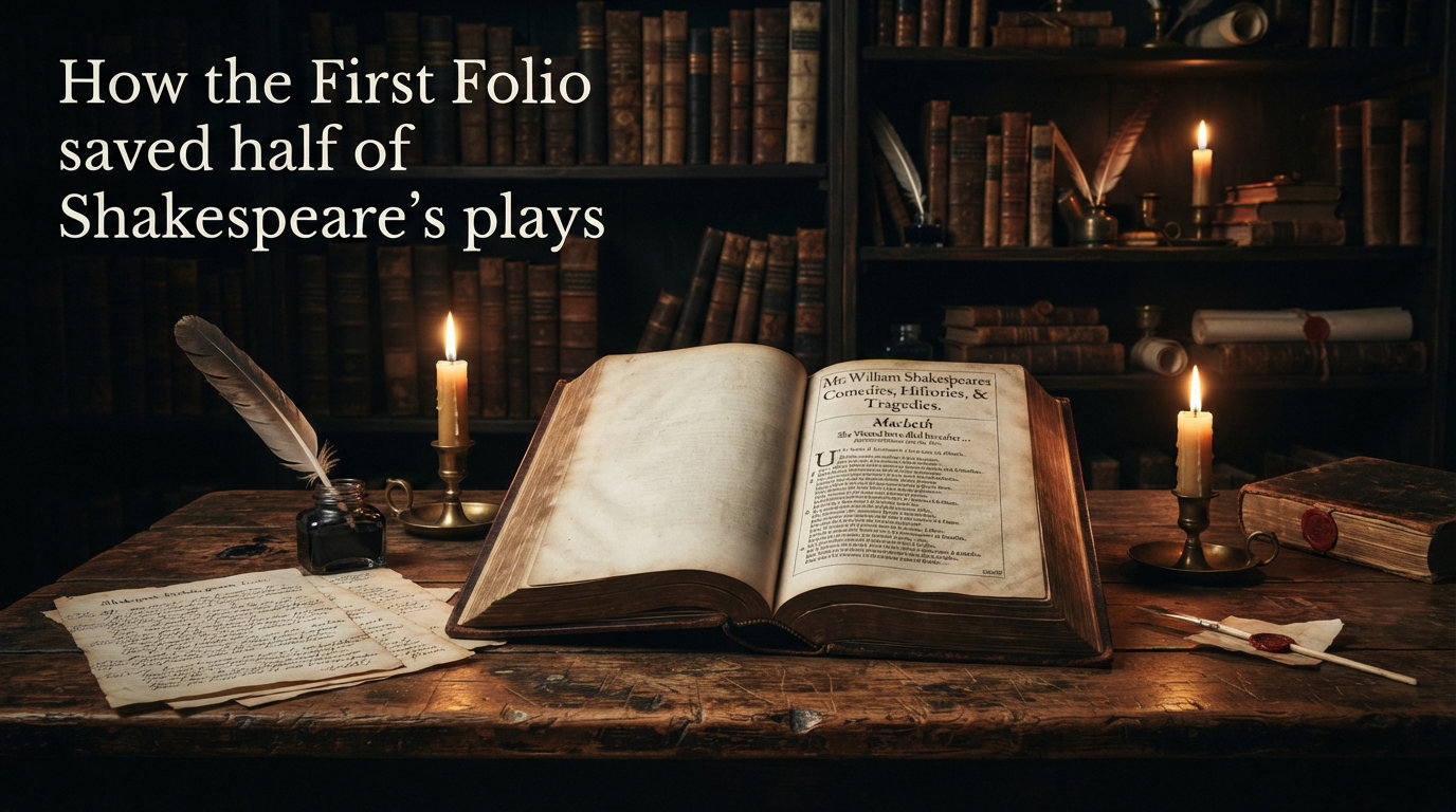 How the First Folio saved half of Shakespeare's plays