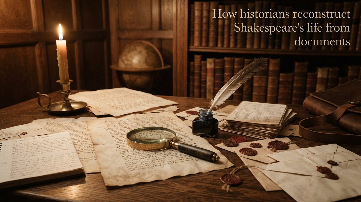 How historians reconstruct Shakespeare's life from documents