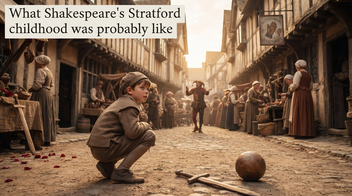 What Shakespeare's Stratford childhood was probably like