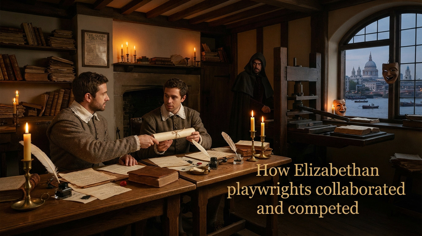 How Elizabethan playwrights collaborated and competed