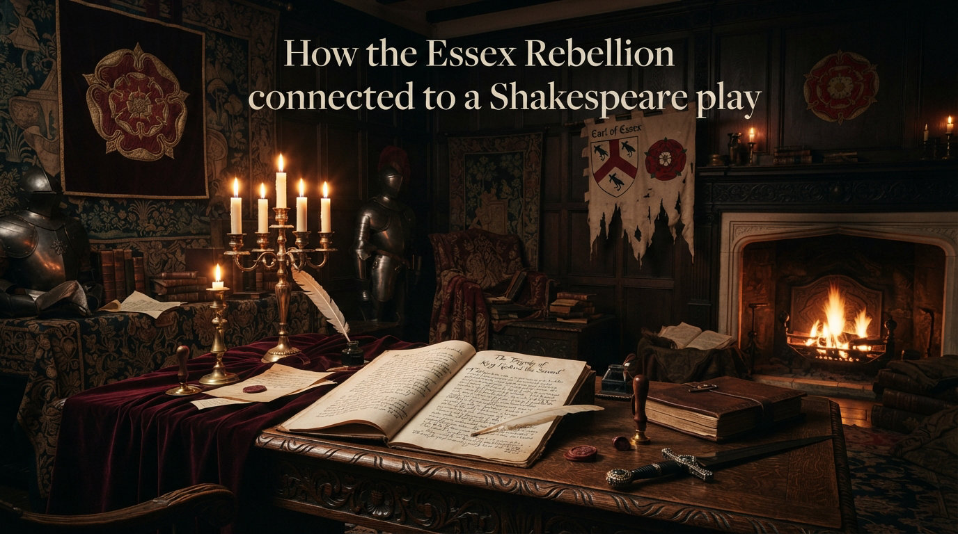 How the Essex Rebellion connected to a Shakespeare play