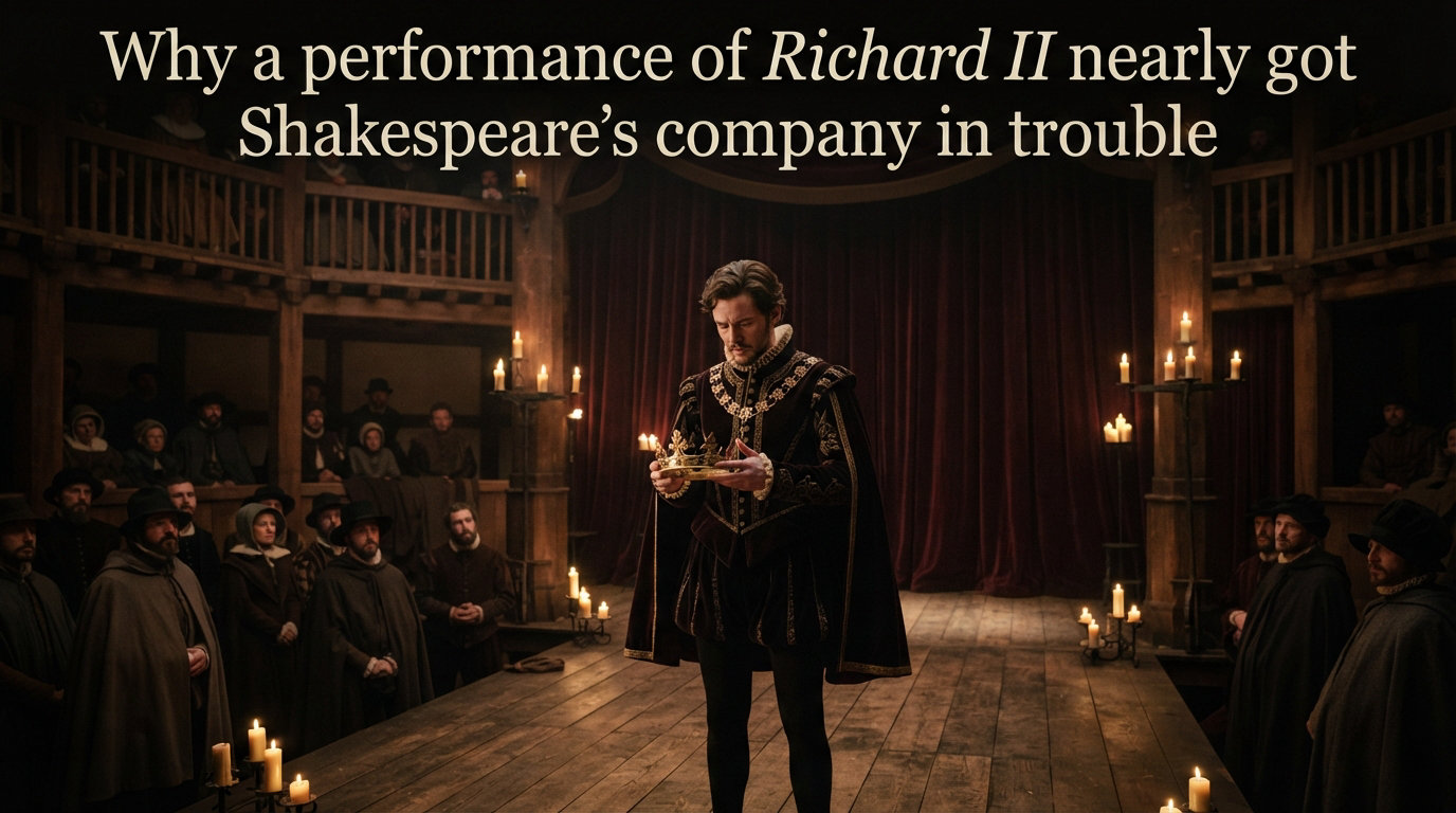 Why a performance of Richard II nearly got Shakespeare's company in trouble