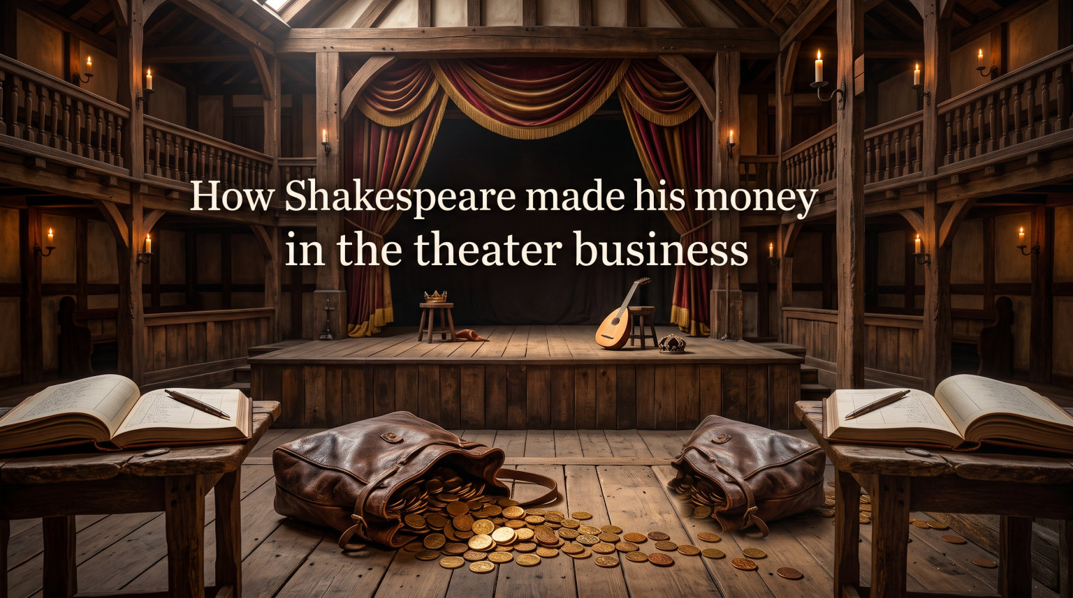How Shakespeare made his money in the theater business