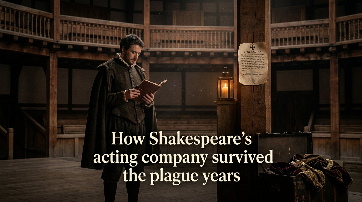 How Shakespeare's acting company survived the plague years
