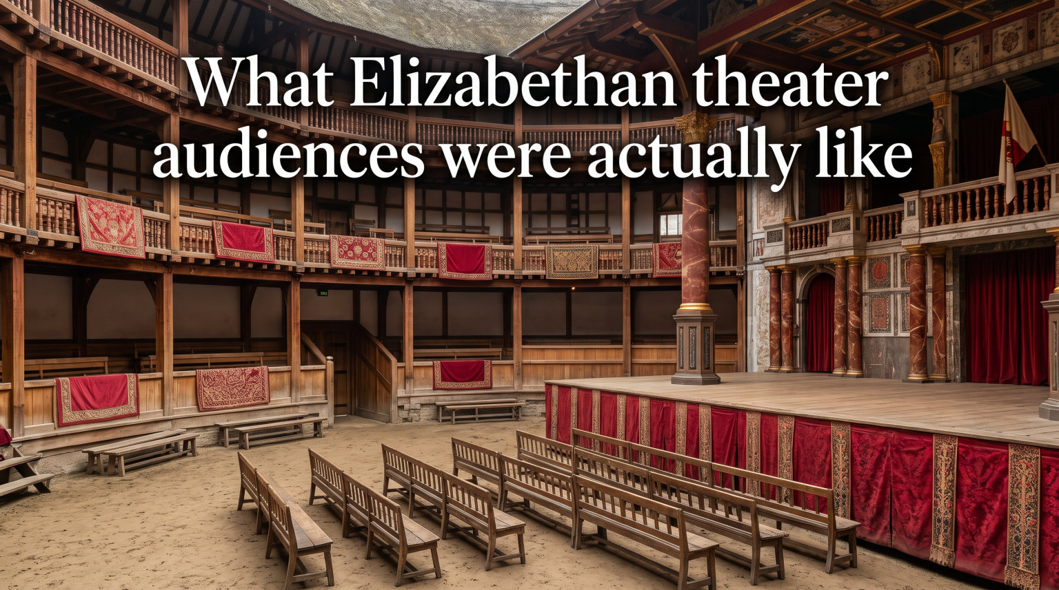 What Elizabethan theater audiences were actually like