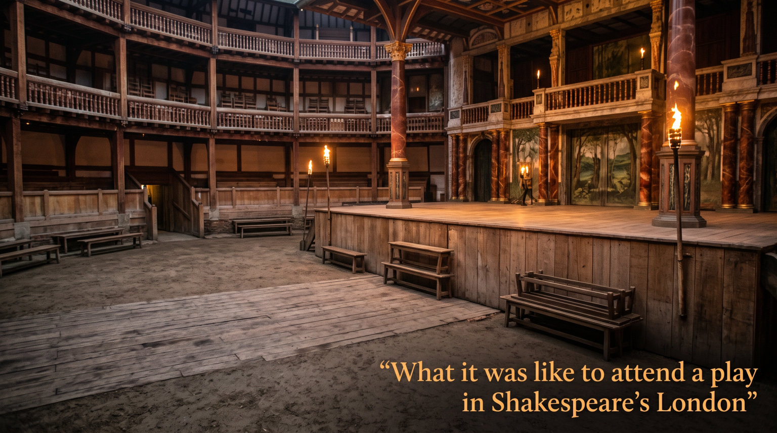 What it was like to attend a play in Shakespeare's London
