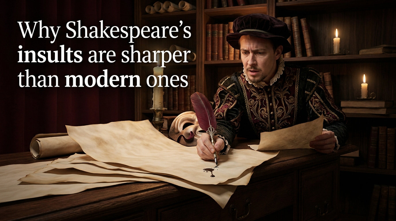 Why Shakespeare's insults are sharper than modern ones