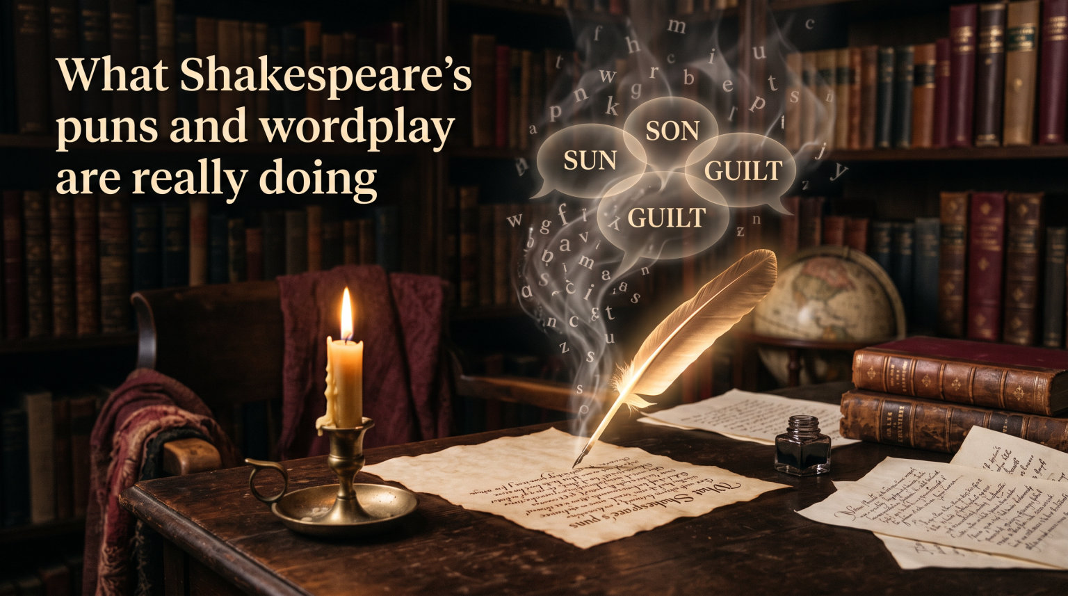What Shakespeare's puns and wordplay are really doing