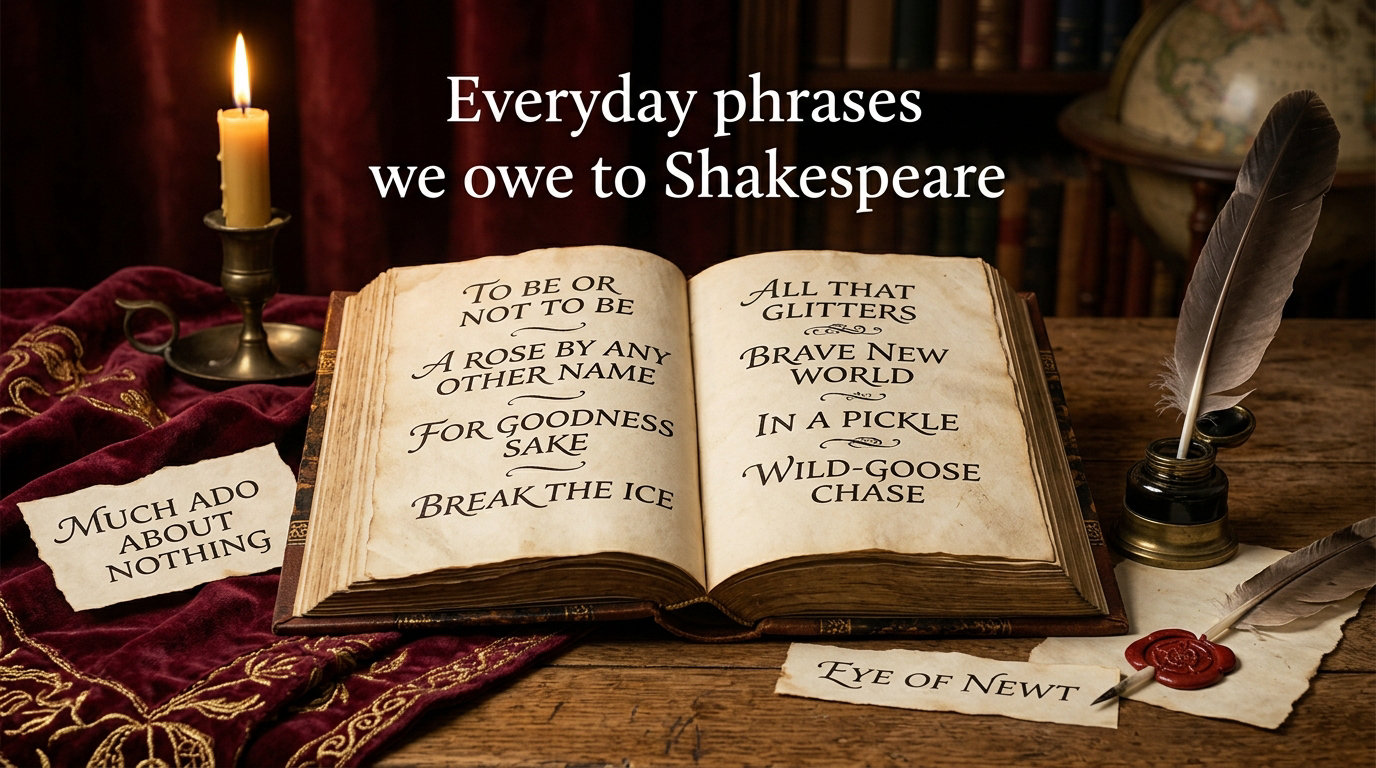 Everyday phrases we owe to Shakespeare