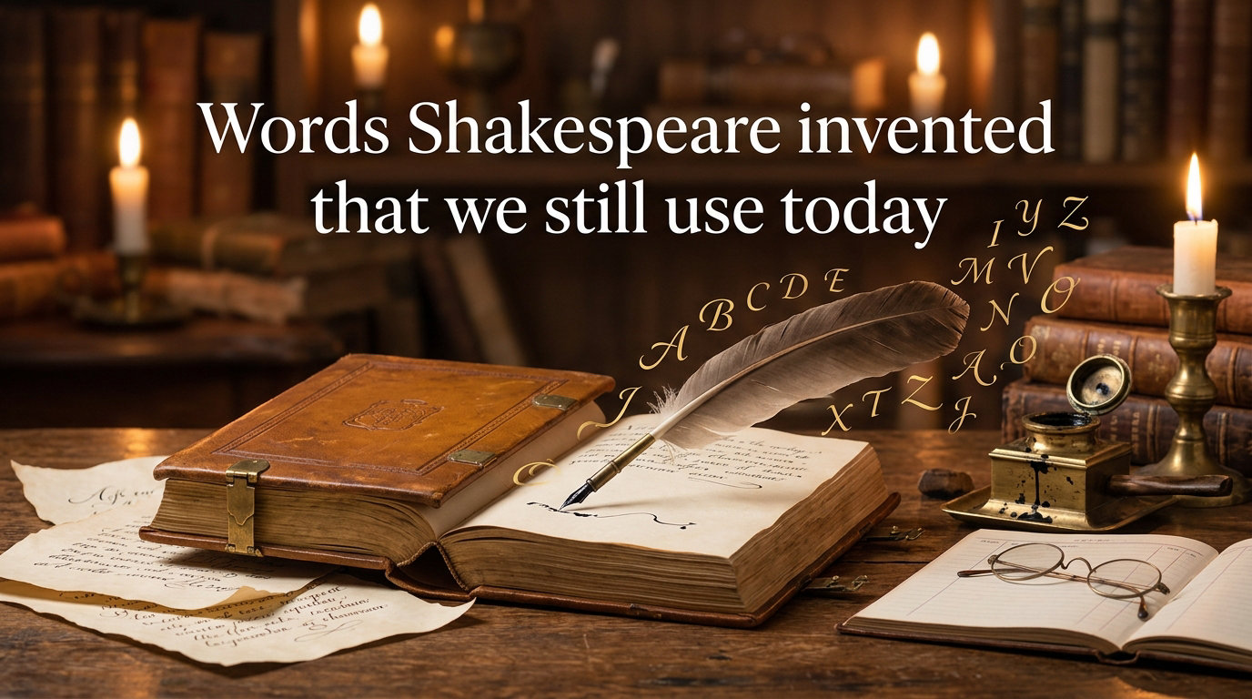 Words Shakespeare invented that we still use today