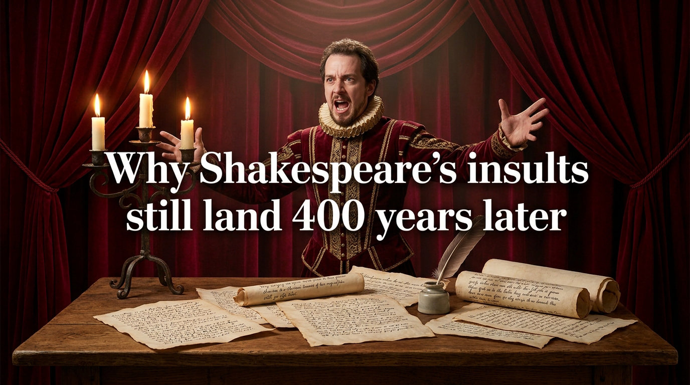 Why Shakespeare's insults still land 400 years later