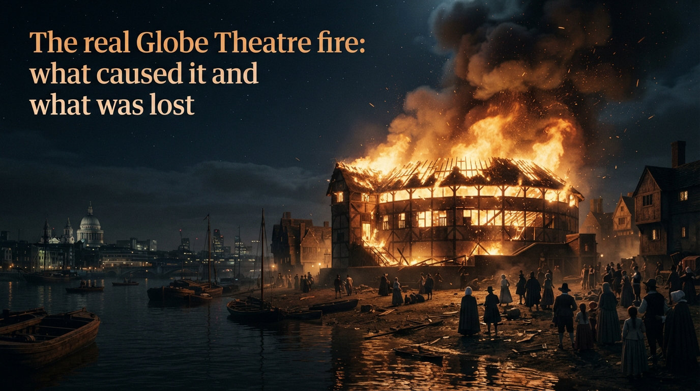 The real Globe Theatre fire: what caused it and what was lost