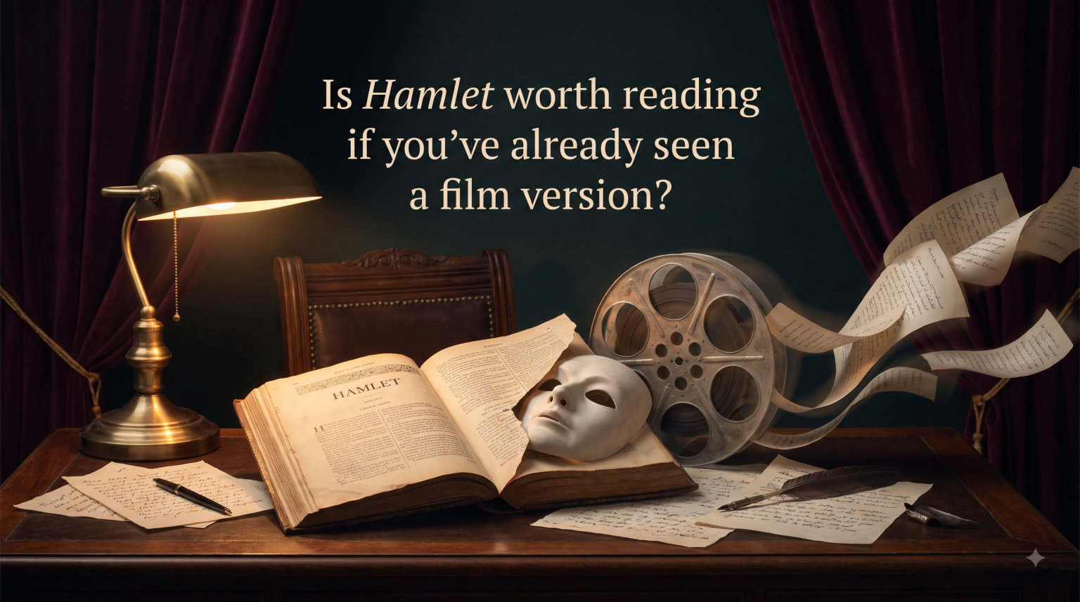 Is Hamlet worth reading if you've already seen a film version?