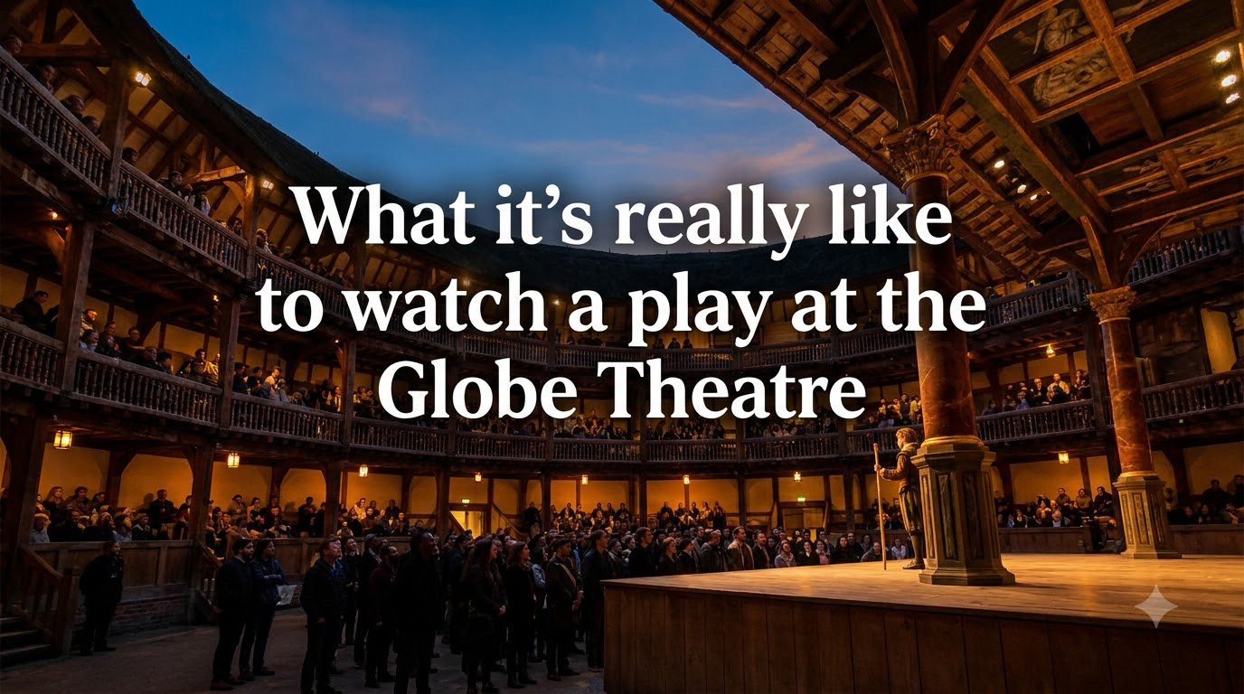 What it's really like to watch a play at the Globe Theatre