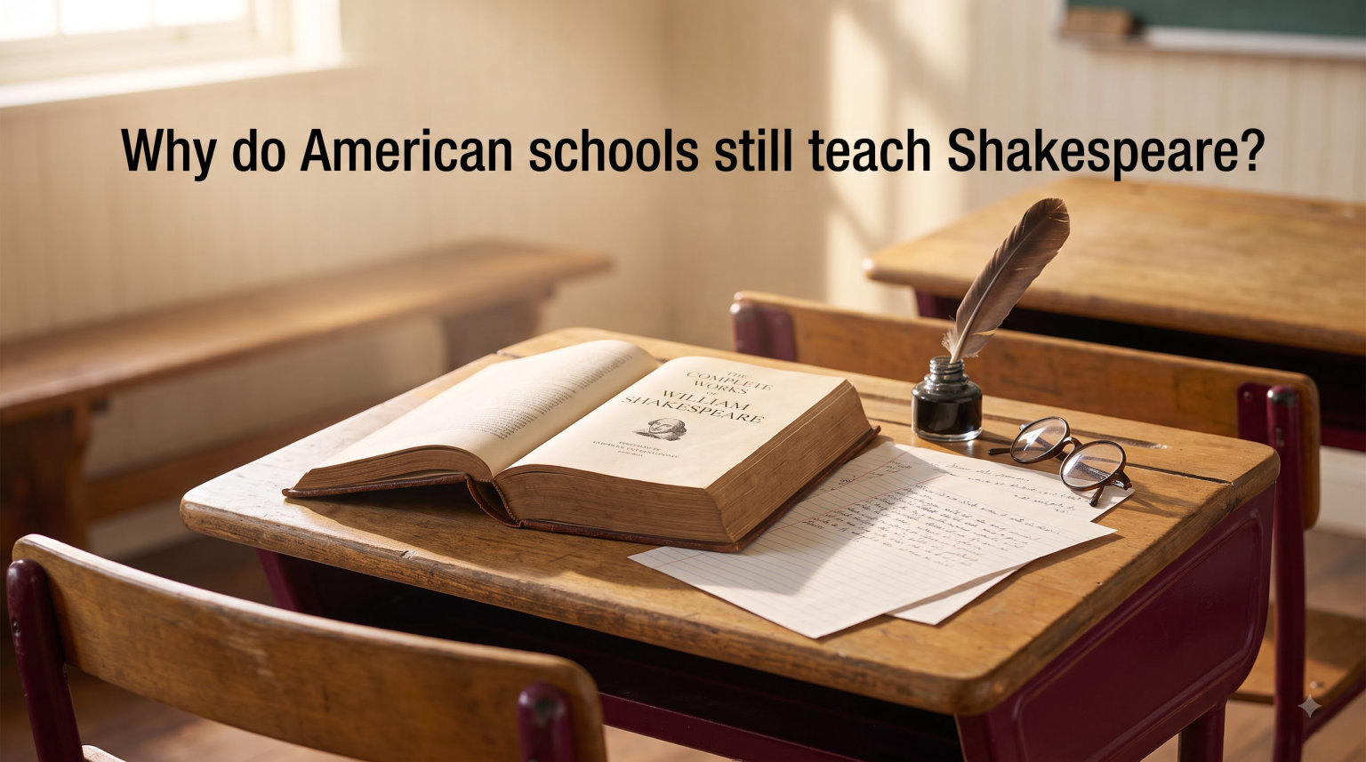 Why do American schools still teach Shakespeare?