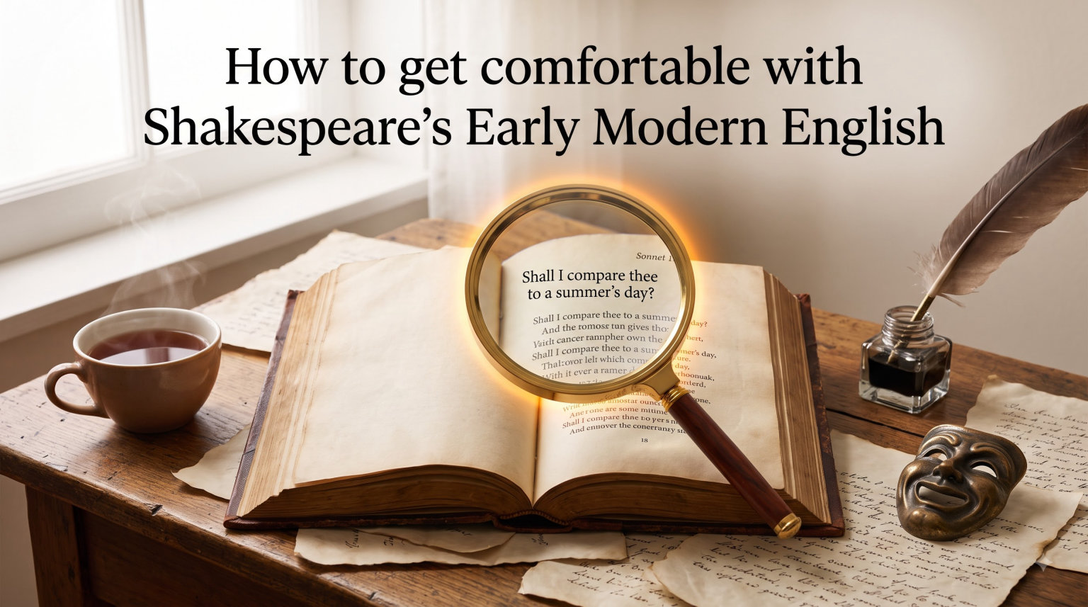 How to get comfortable with Shakespeare's Early Modern English