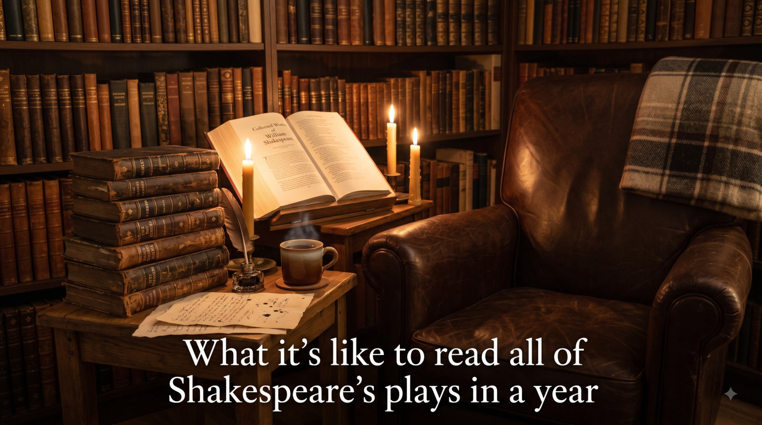 What it's like to read all of Shakespeare's plays in a year