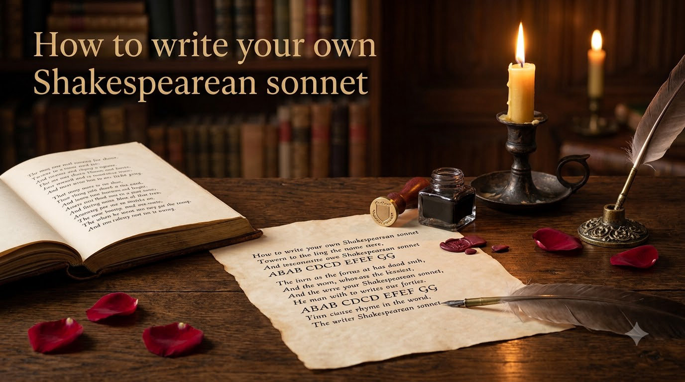 How to write your own Shakespearean sonnet