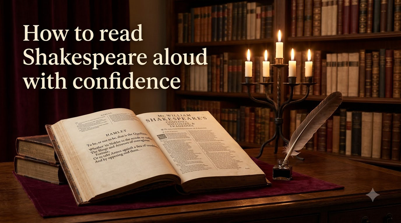 How to read Shakespeare aloud with confidence