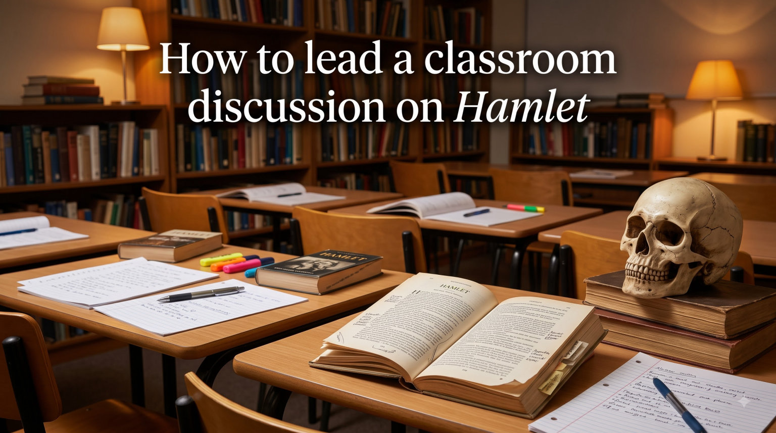 How to lead a classroom discussion on Hamlet