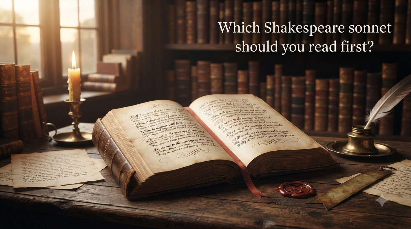 Which Shakespeare sonnet should you read first?