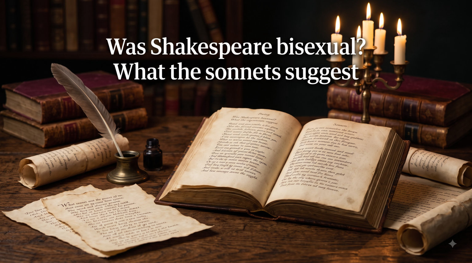 Was Shakespeare bisexual? What the sonnets suggest