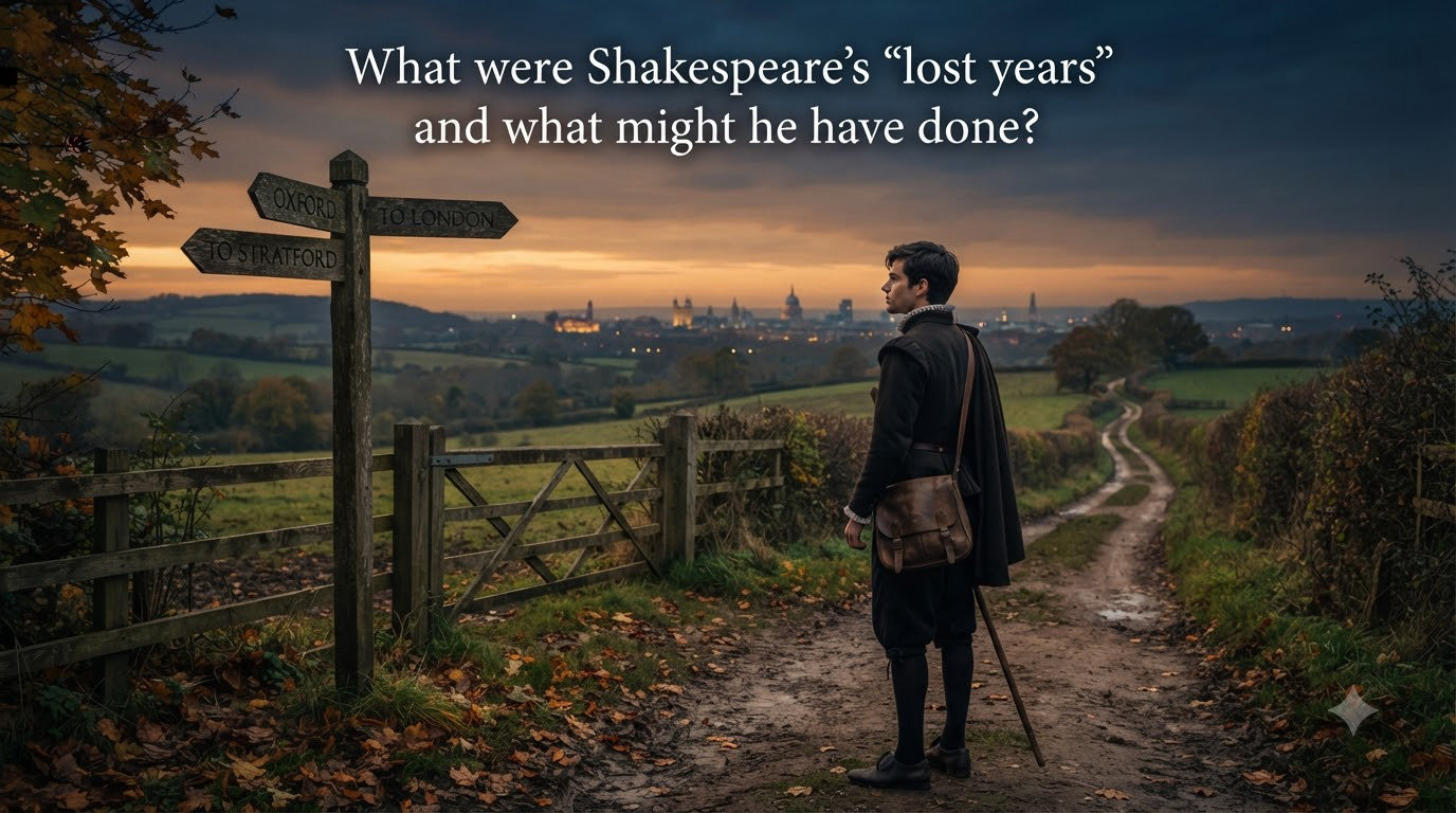 What were Shakespeare's "lost years" and what might he have done?
