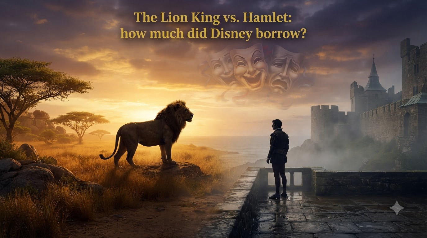 The Lion King vs. Hamlet: how much did Disney borrow?