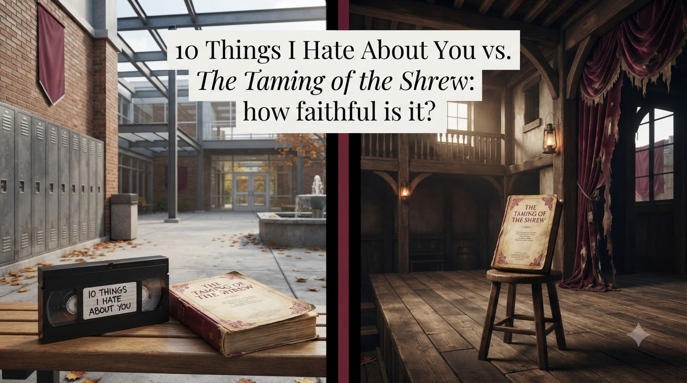 10 Things I Hate About You vs. The Taming of the Shrew: how faithful is it?