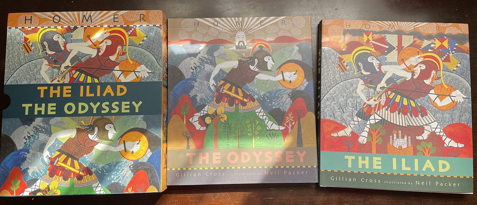The Iliad/The Odyssey Boxed Set: Two Illustrated Epic Retellings of Homer's Greek Myths customer photo 1
