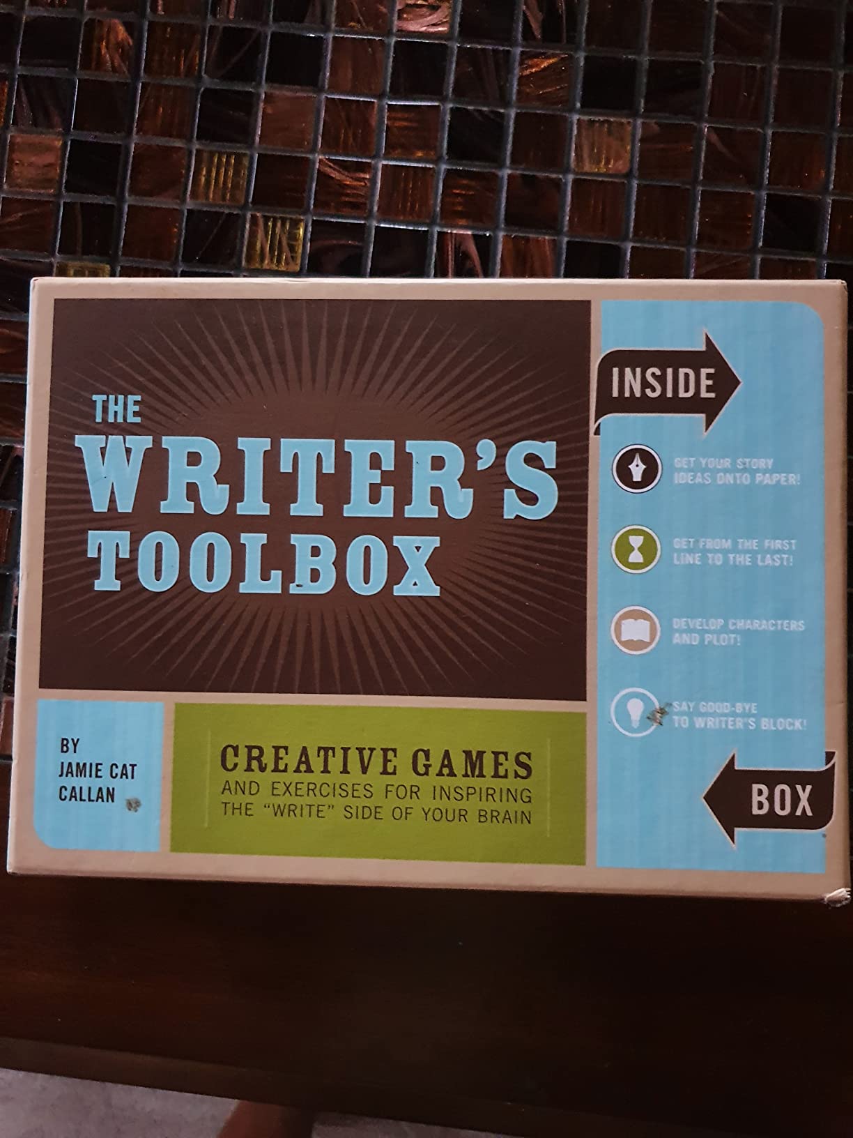 The Writer's Toolbox: Creative Games and Exercises for Inspiring the 'Write' Side of Your Brain (Writing Prompts, Writer Gifts, Writing Kit Gifts) customer photo 1