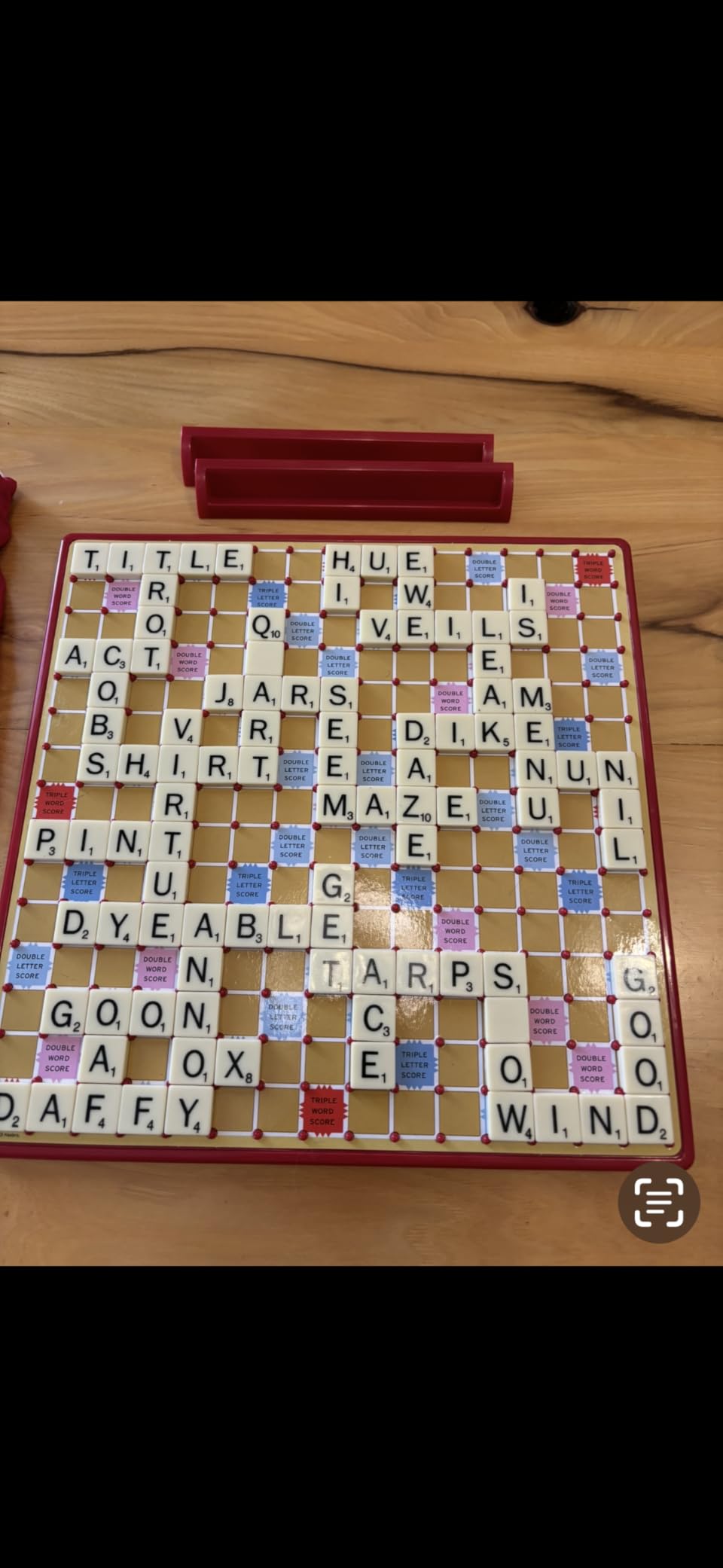 Tile Lock Scrabble, Board Holds Tiles in Place, by Winning Moves Games USA | For 2 to 4 Players, Ages 8+ customer photo 1