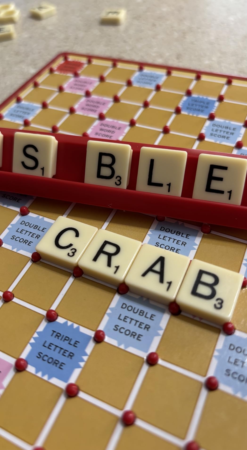 Tile Lock Scrabble, Board Holds Tiles in Place, by Winning Moves Games USA | For 2 to 4 Players, Ages 8+ customer photo 2