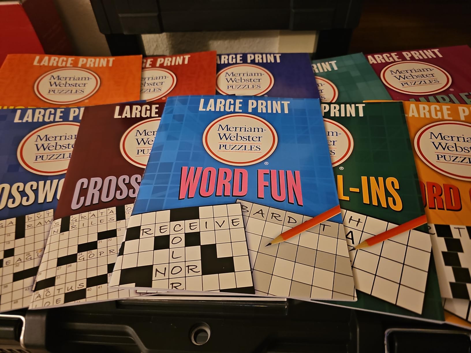 Large Print Merriam-Webster Puzzles 10 Booklet Set customer photo 1