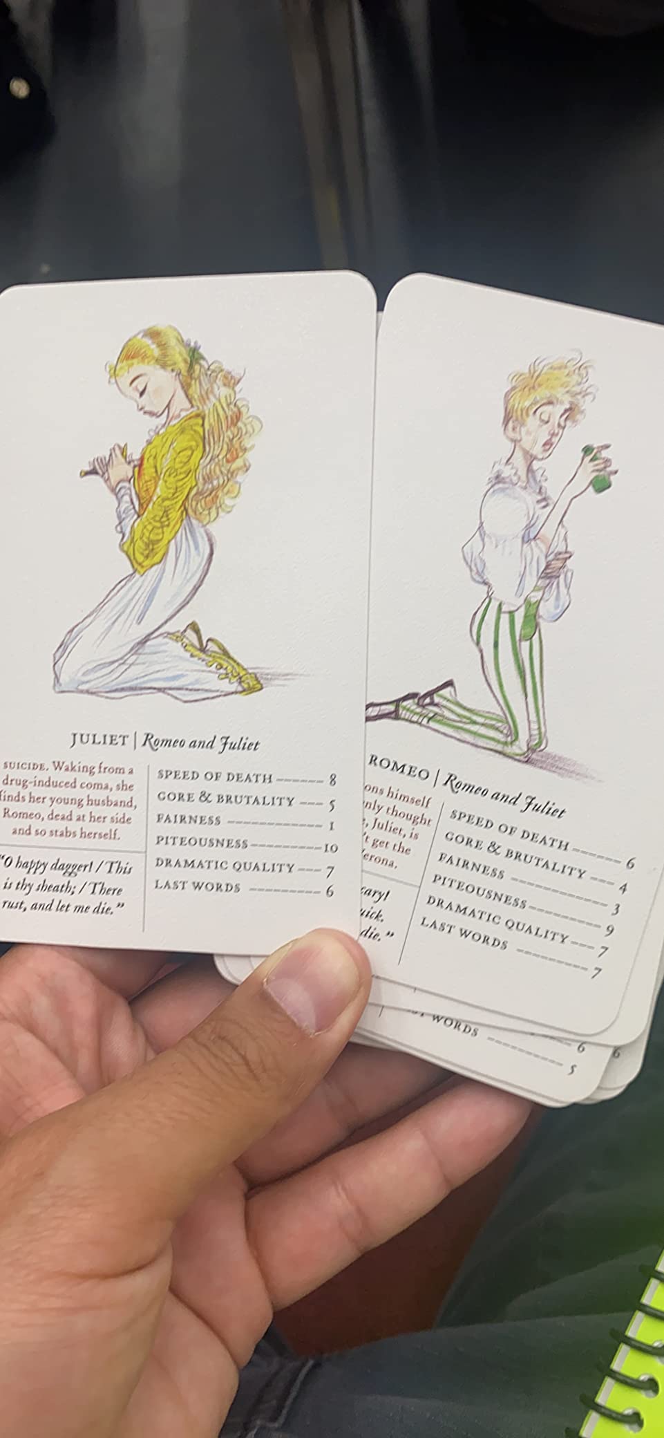 Chronicle Books Great Shakespearean Deaths Card Game - William Shakespeare Game, Funny Shakespeare Gifts, Gifts for English Professors customer photo 1