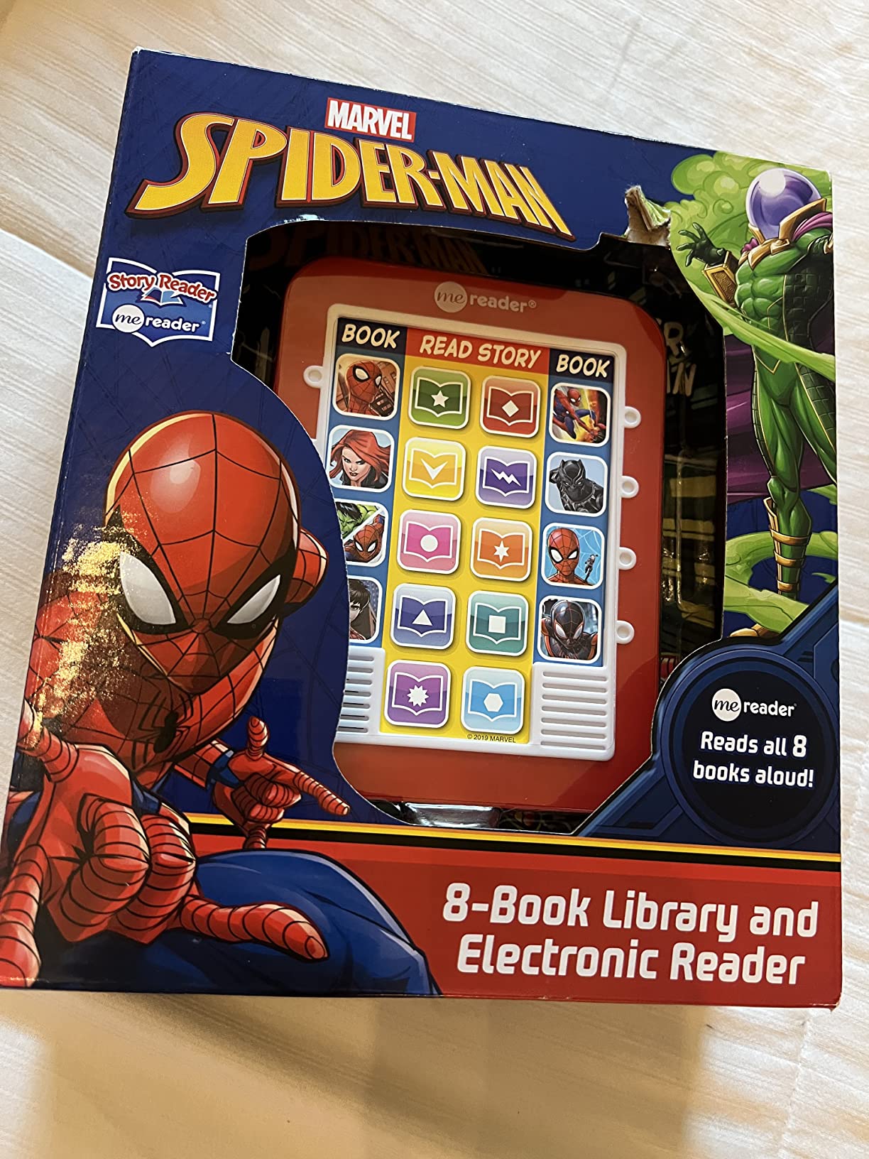 Marvel - Spider-man Me Reader Electronic Reader and 8 Sound Book Library - PI Kids customer photo 1