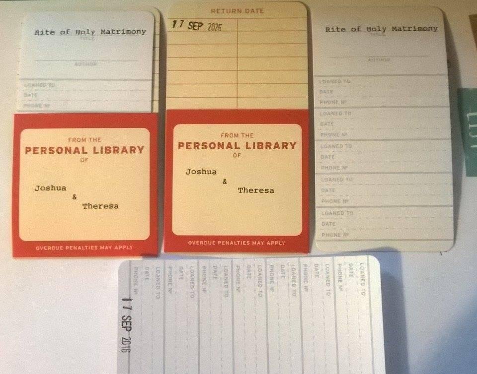Knock Knock Original Personal Library Kit & Gift for Book Lovers - Card Catalog Checkout Cards, Bookplates, Date Stamp & Inkpad customer photo 1