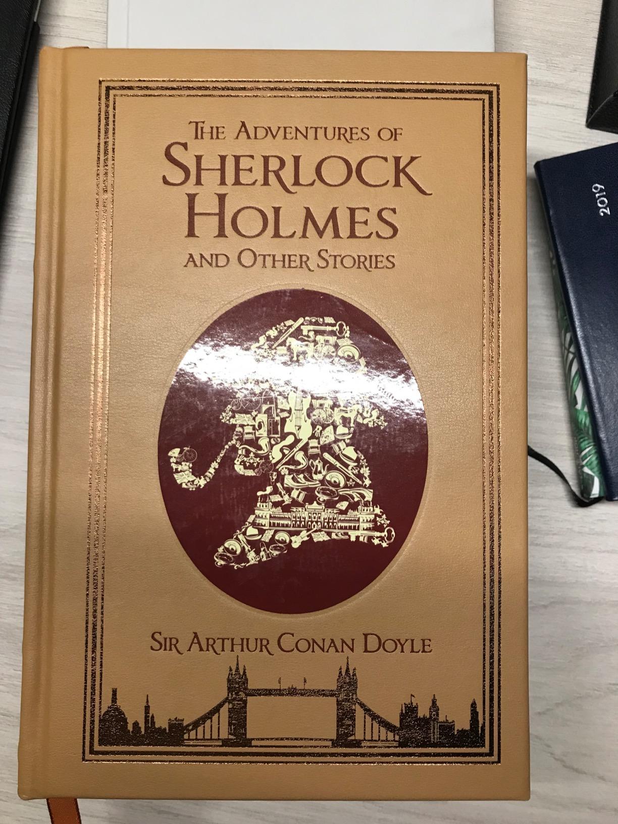 The Adventures of Sherlock Holmes and Other Stories (Leather-bound Classics) customer photo 1