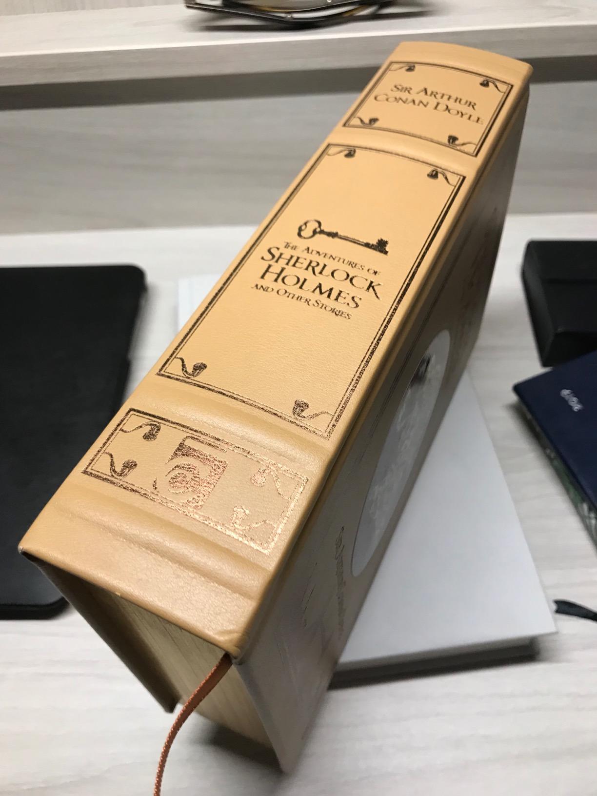 The Adventures of Sherlock Holmes and Other Stories (Leather-bound Classics) customer photo 2