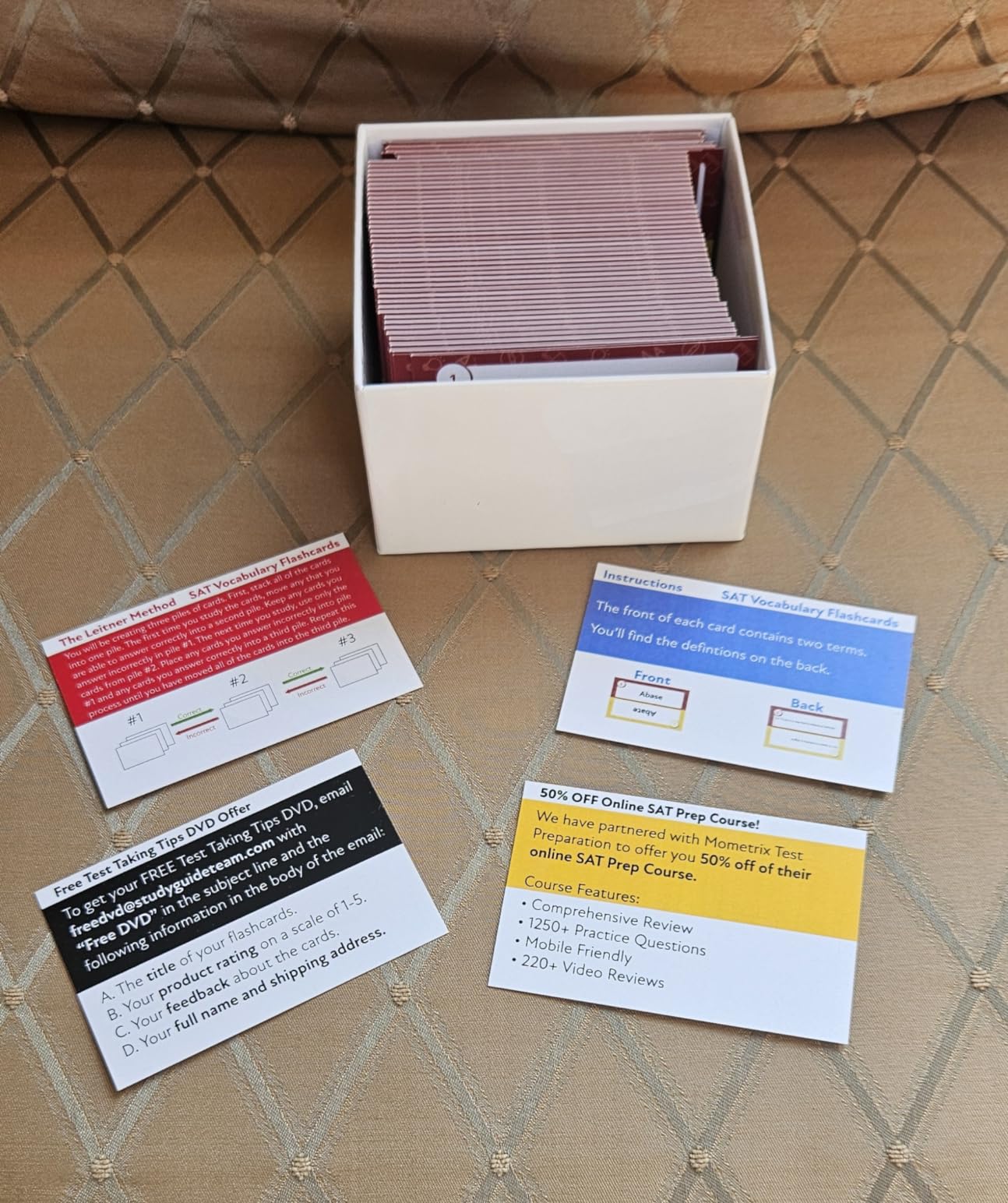 SAT Vocabulary Study Cards 2026-2027: SAT and PSAT Verbal Test Prep [700+ Vocab Terms] customer photo 2