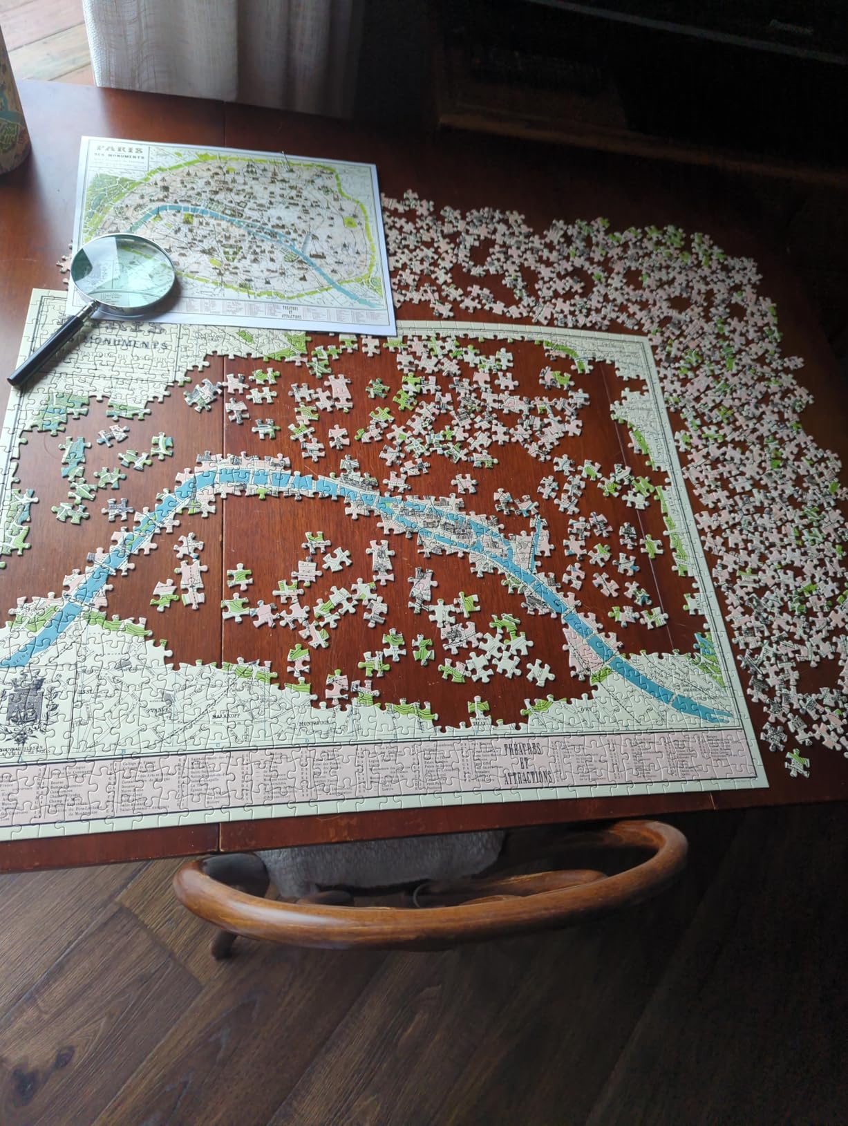 Cavallini Puzzles - Paris Map 1,000 Piece Puzzle customer photo 1