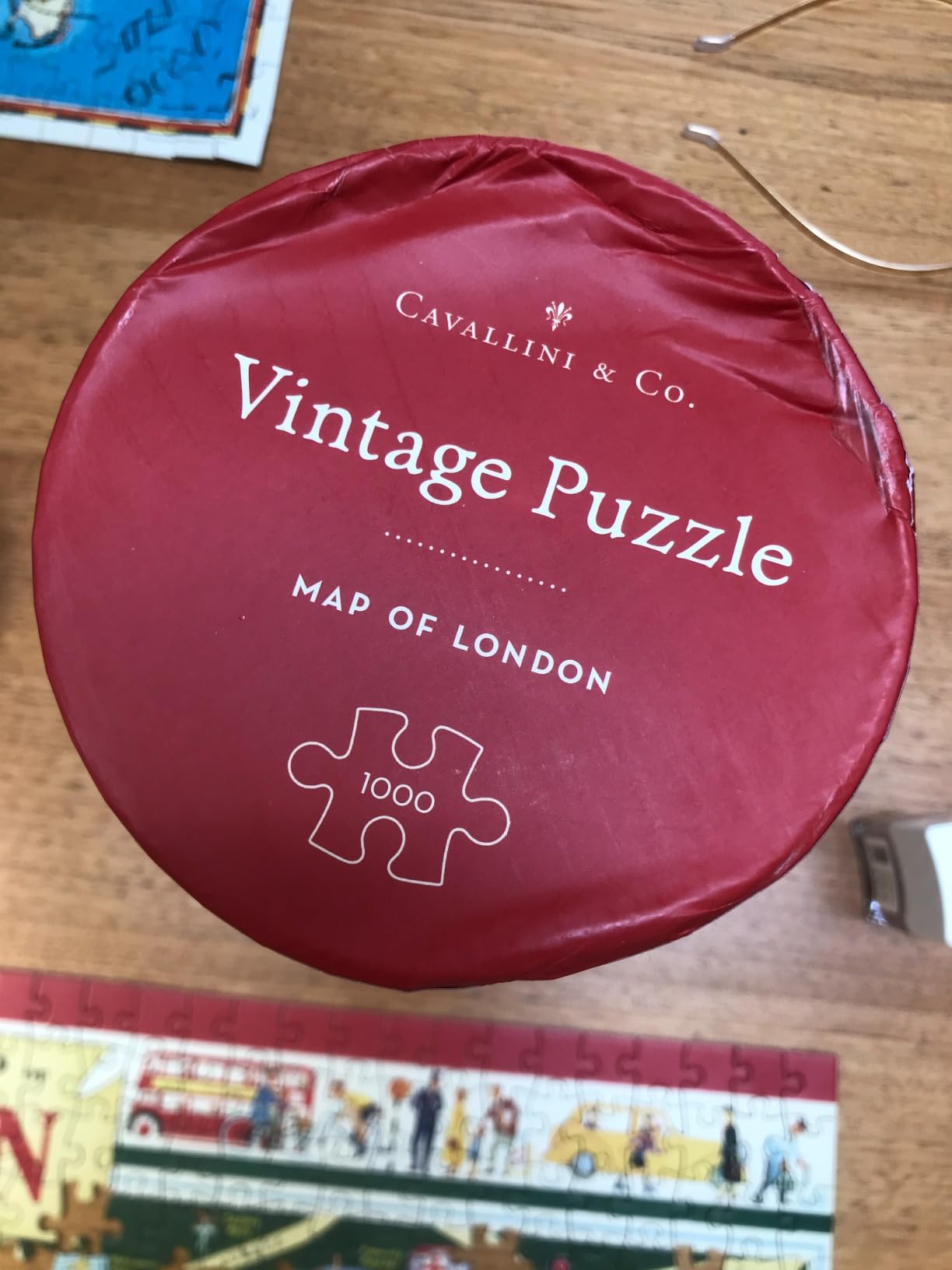 Cavallini 1000 Piece Puzzle, Map of London customer photo 2