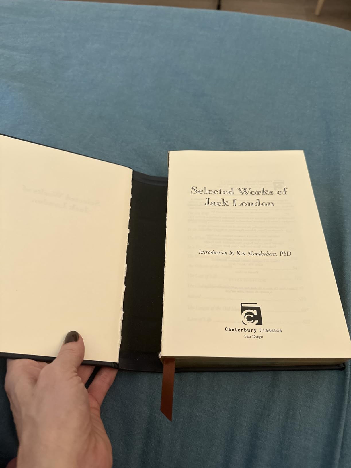 Selected Works of Jack London (Deluxe Leatherbound Edition) (Leather-bound Classics) customer photo 2