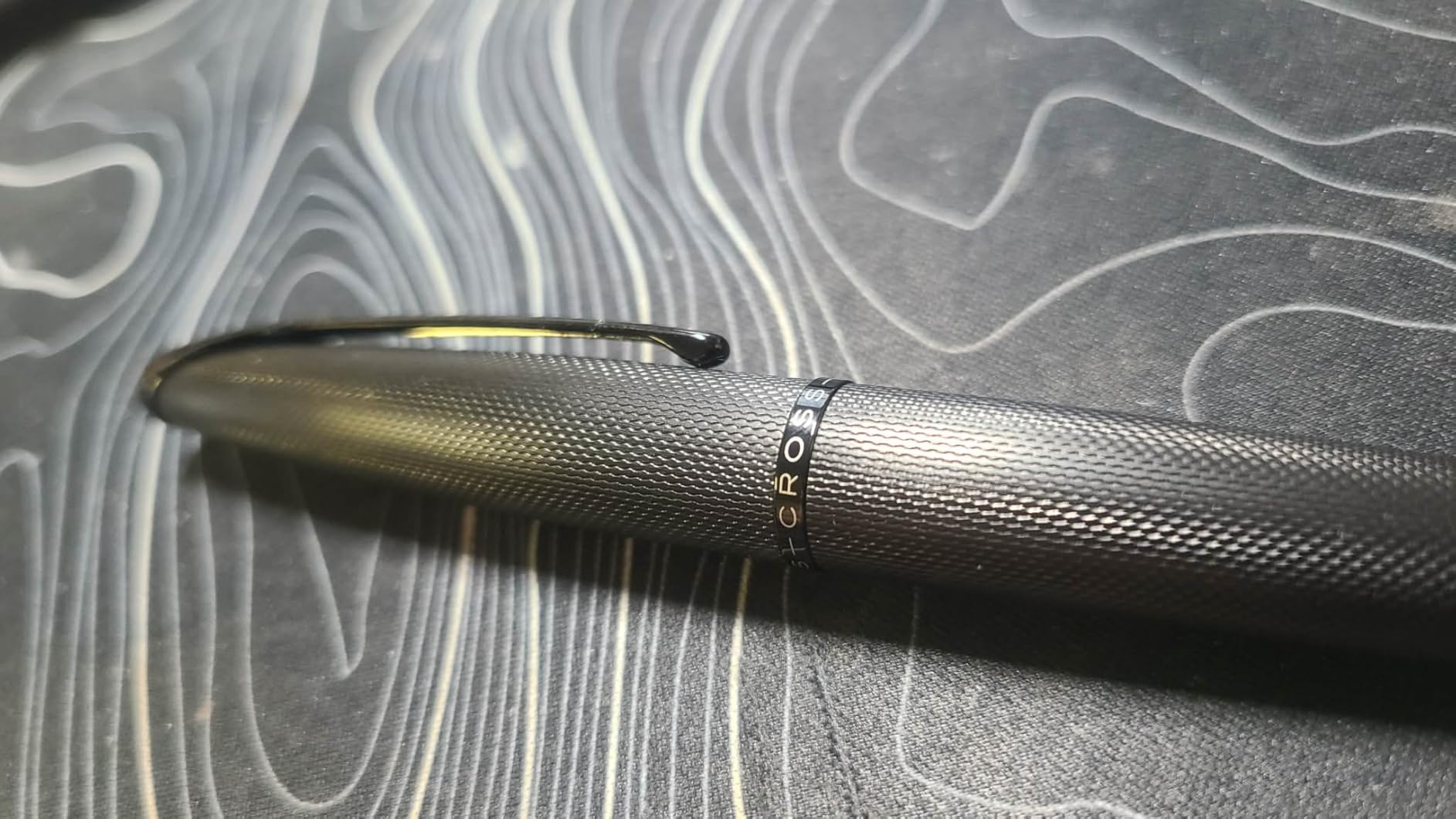 Cross ATX Basalt Black Rollerball Pen, Medium Point, Black Ink | Luxury Rollerball Pen, Refillable, Smooth Writing, Comfortable Grip, Long-Lasting, Professional Office, Luxury Gift Box customer photo 1