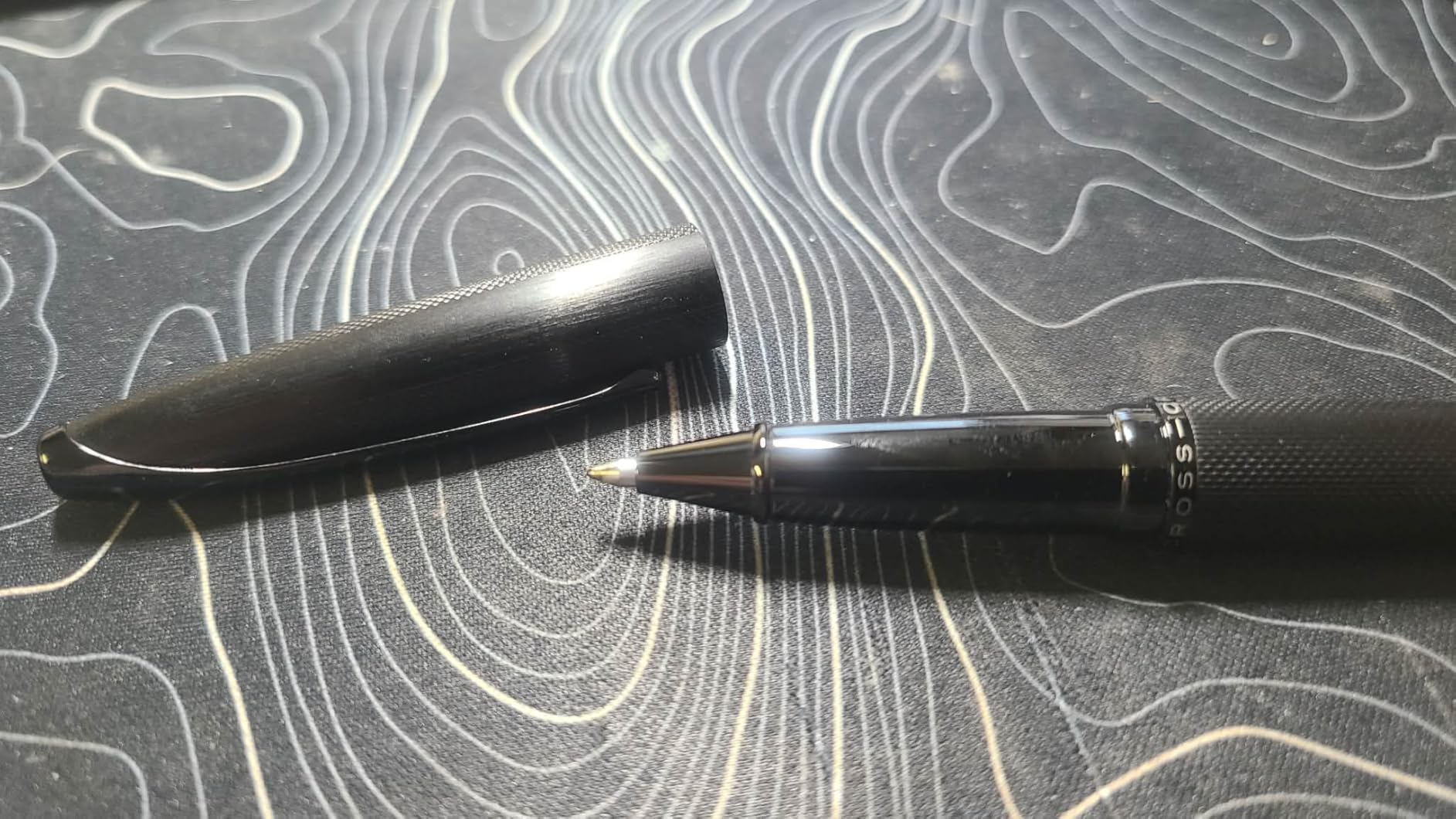 Cross ATX Basalt Black Rollerball Pen, Medium Point, Black Ink | Luxury Rollerball Pen, Refillable, Smooth Writing, Comfortable Grip, Long-Lasting, Professional Office, Luxury Gift Box customer photo 2