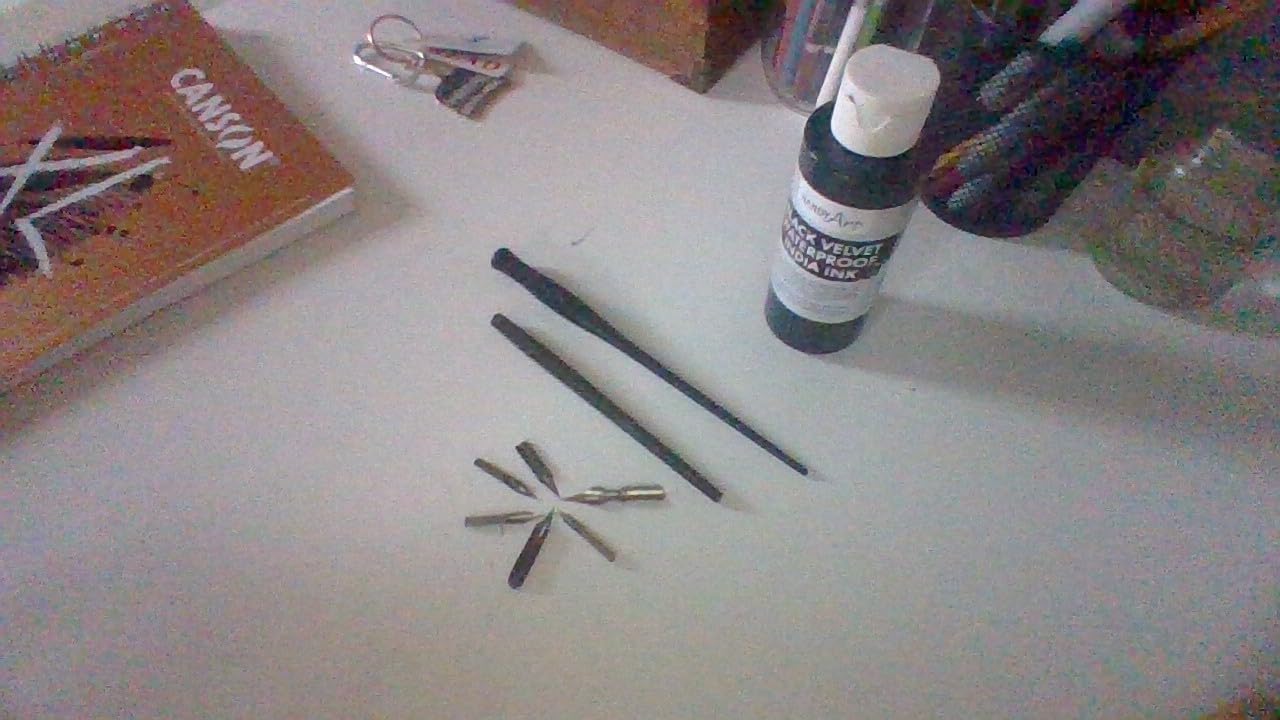 Speedball Sketching Set with Penholders and Pens, Set of 8 (SB2964), Black customer photo 2