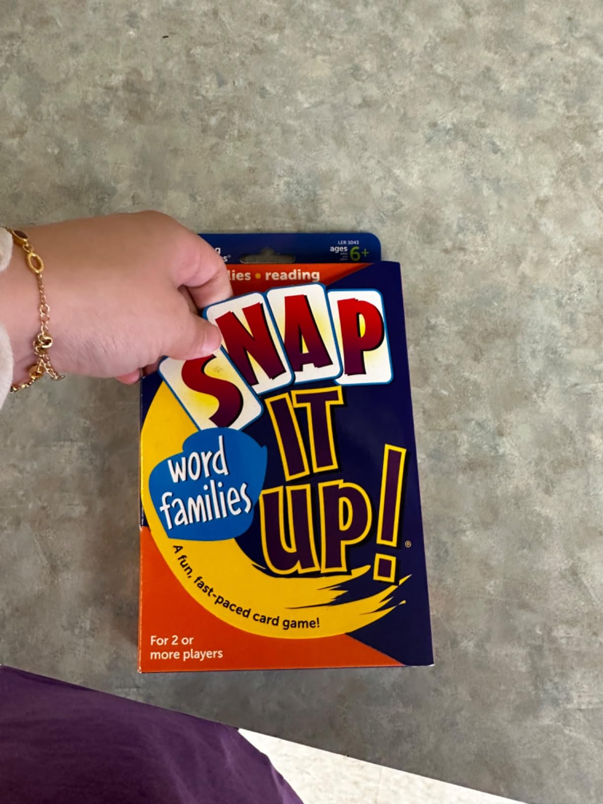 Learning Resources Snap It Up Phonics Word Families | Reading Card Game, Sight Words Flash Cards, Phonics Family Board, ABC Classroom Must Haves, Toddler Activities customer photo 2