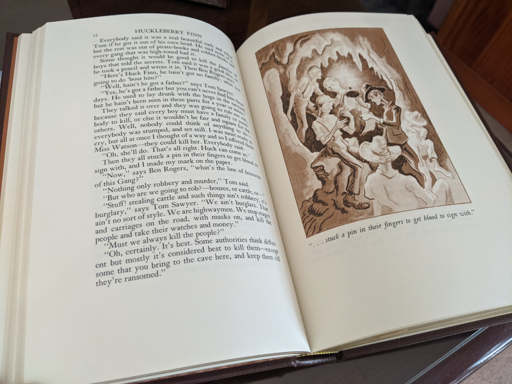 Adventures of Huckleberry Finn: Tom Sawyer's Companion (Easton Press Leatherbound) customer photo 1