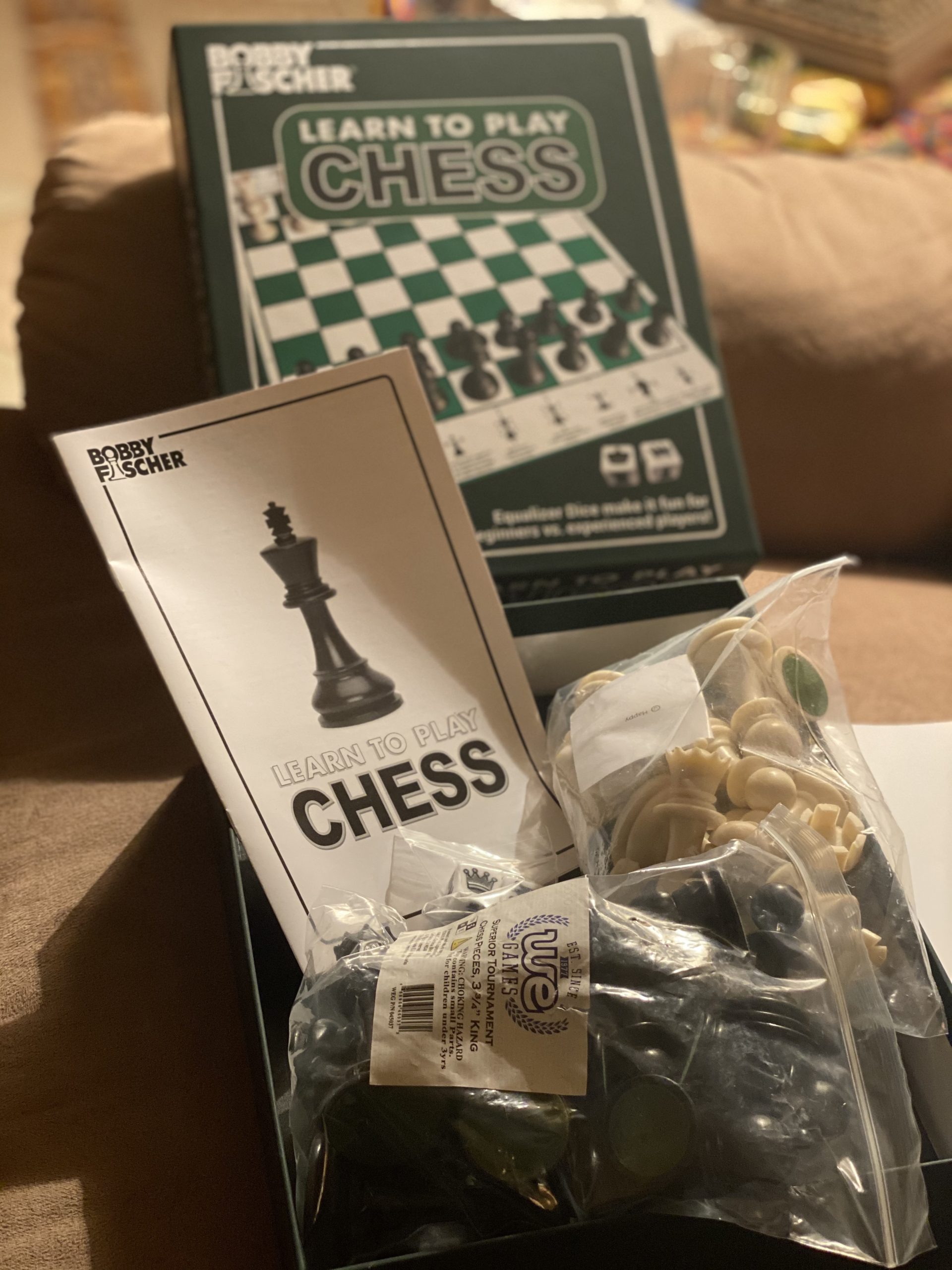 Bobby Fischer Learn to Play Chess Set Board Game customer photo 2